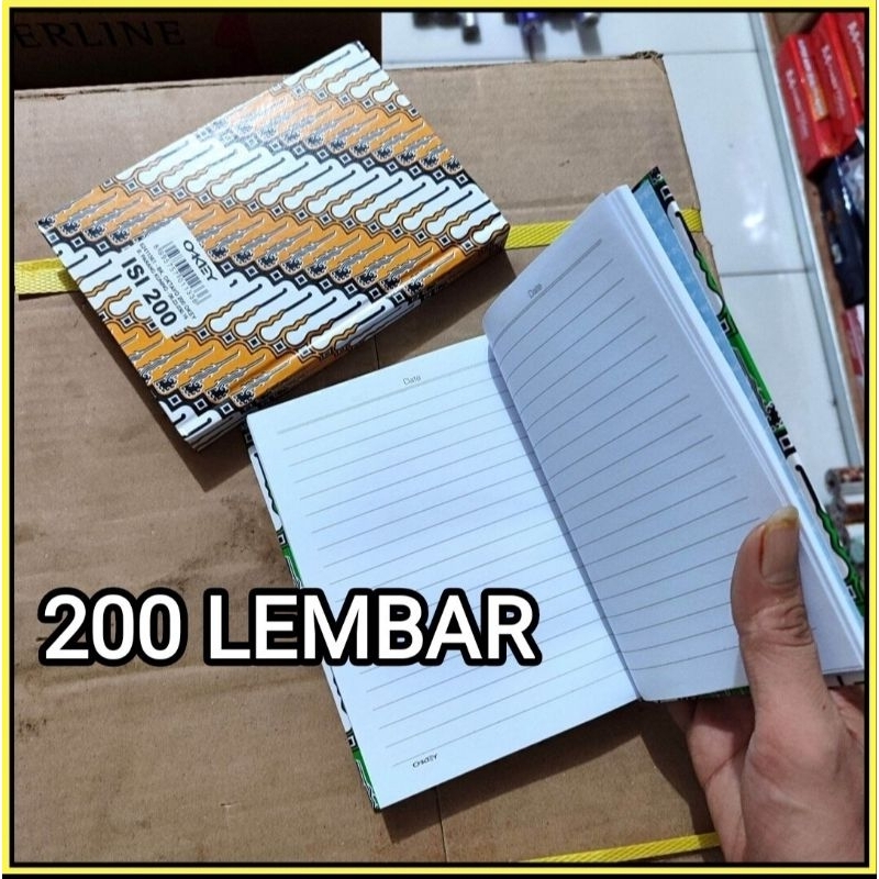 

[Whispers] 1 Pcs Buku Catatan Kecil Cover TEBAL 300,200, Lembar