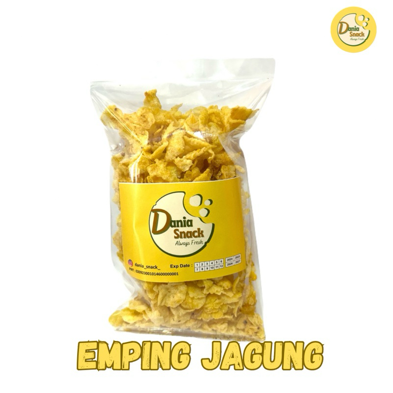 

SNACK/CEMILAN emping jagung [100gram] GURIH RENYAH