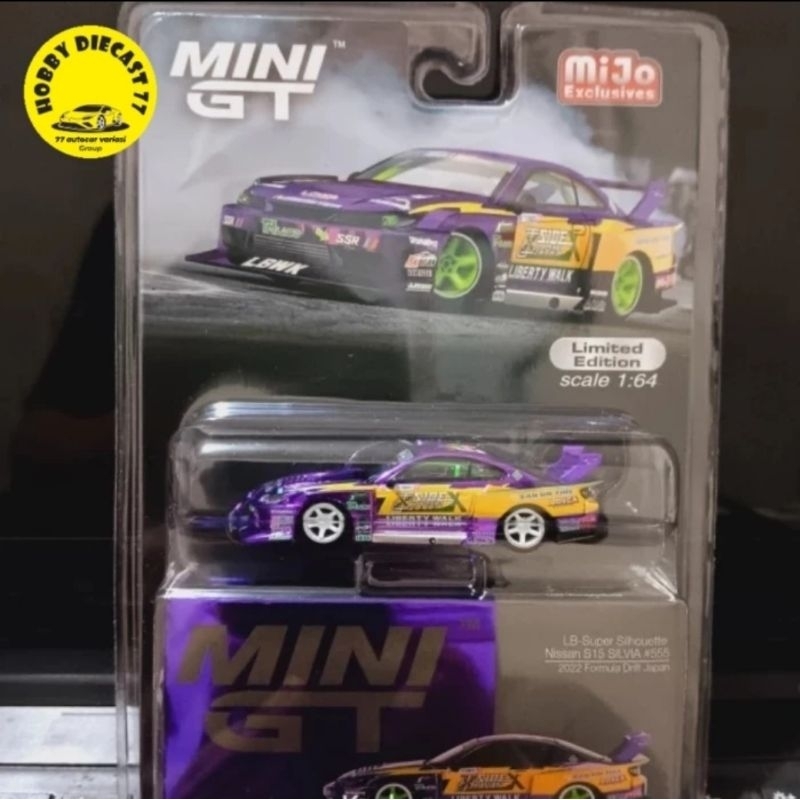 inno64 Nissan Silvia S15 Lbwk CHASE terong ungu blister mijo