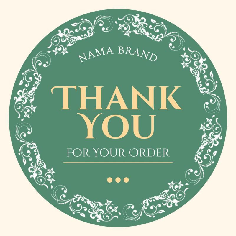 

CETAK STIKER POTONG LABEL MAKANAN THANKYOU TEMPLATE