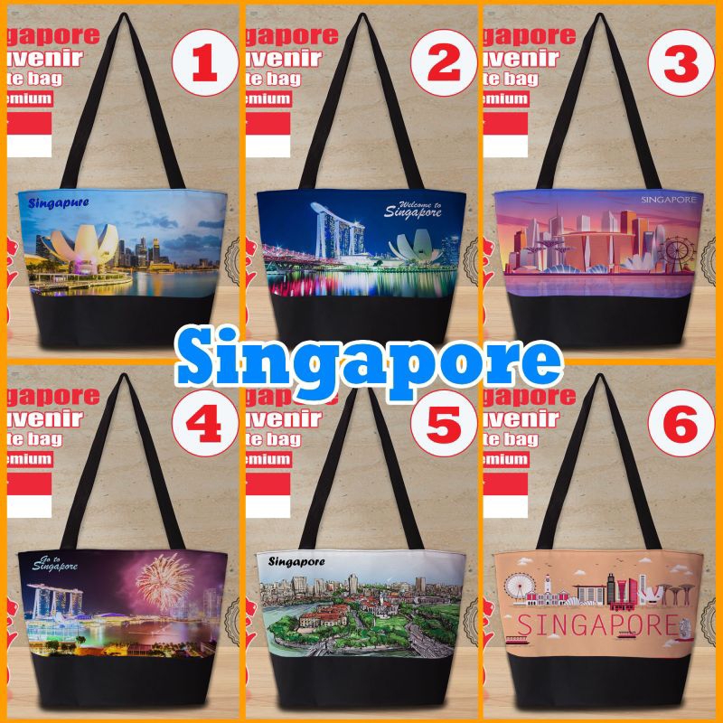 Tote bag/tas wanita singapore/oleh oleh singapore