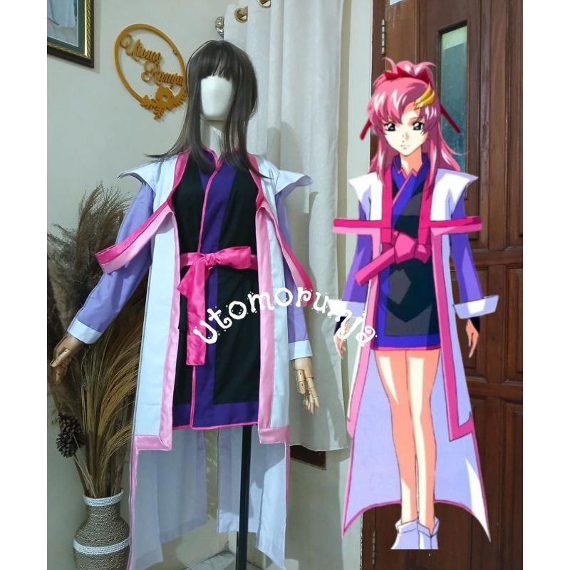 cosplay wibu kostum Lacus custome ukuran