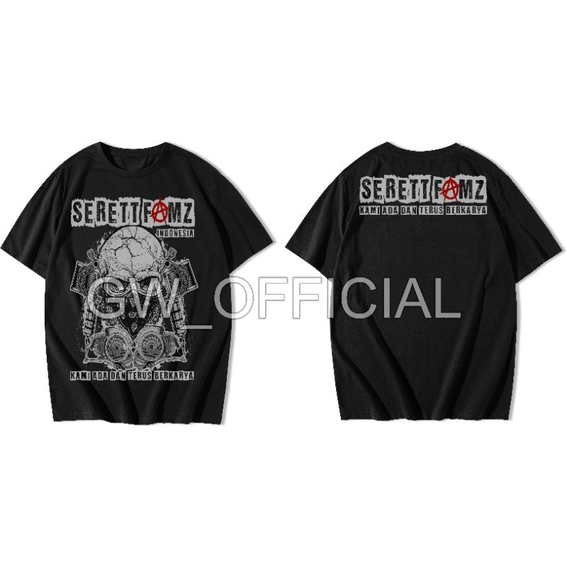 Kaos Vespa SERETT FAMZ Scooter Rongsok extreme Tattoo / vespa extreme/ vespa classic / vespa super s