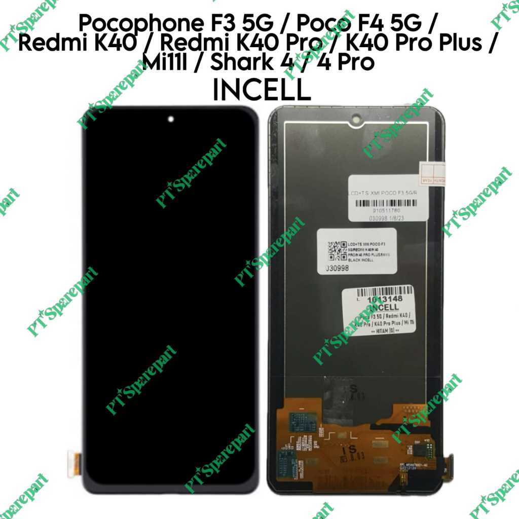 LCD Touchscreen Fullset Pocophone POCO F3 5G / POCO F4 5G / REDMI K40 / REDMI K40 PRO / K40 PRO PLUS