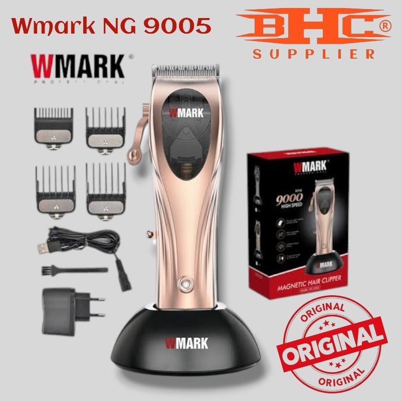 WMARK NG-9005 Hair Clipper Original 9000rpm Mesin Pencukur Rambut Kliper Cliper Wimak Wmar Cliper Co