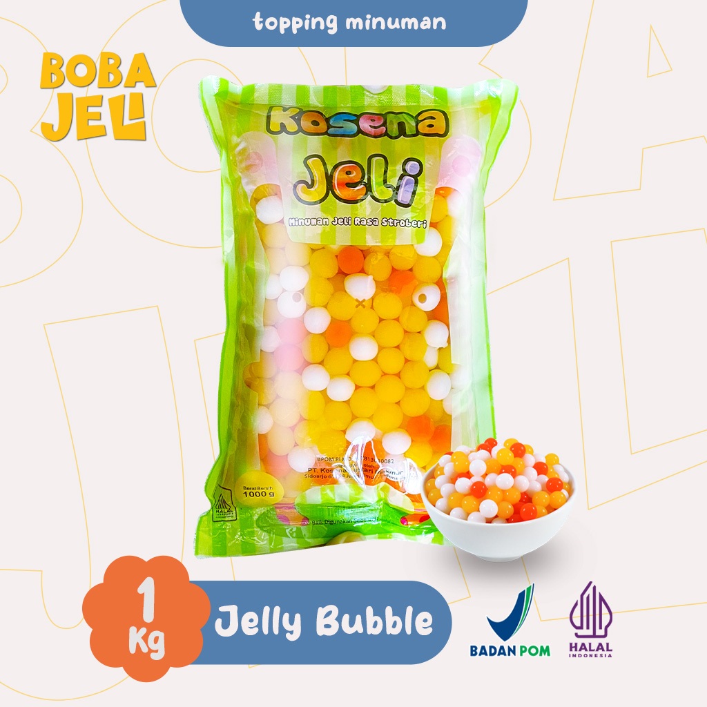 

Jelly Mutiara Kelereng Bubble Kosena 1kg