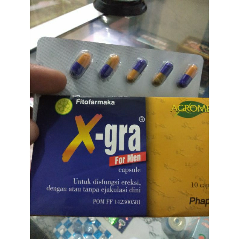 X-gra Formen ED (2 kapsul) Kuat Tahan Lama ori