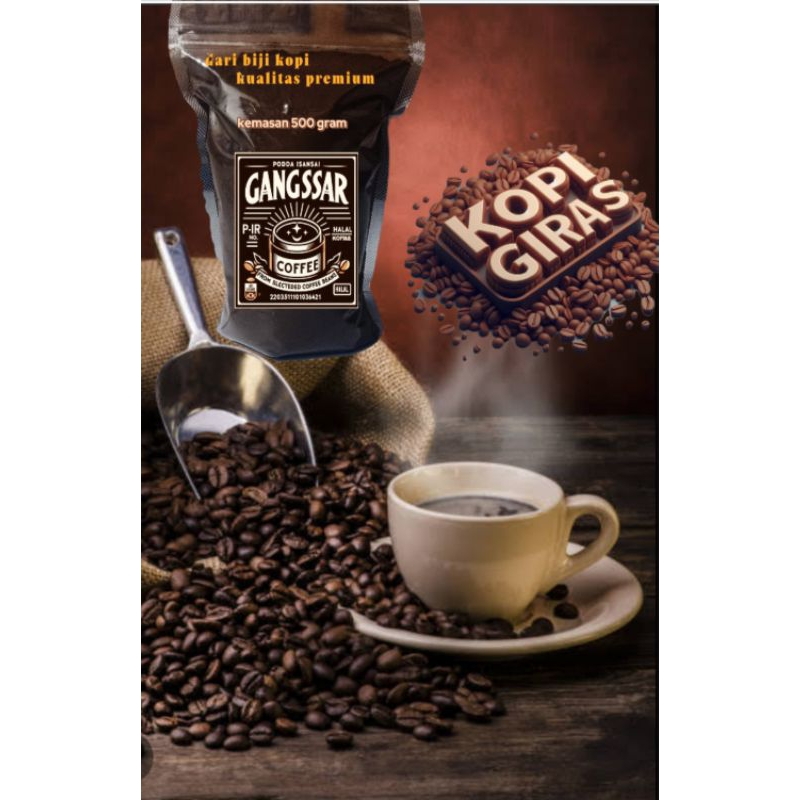

bubuk kopi giras kemasan 500 gram bubuk halus