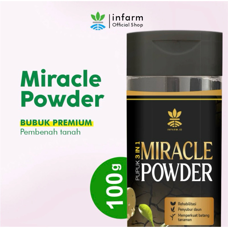 Infarm _ Miracle Powder Pupuk Pembenahan Tanah 100 Gram