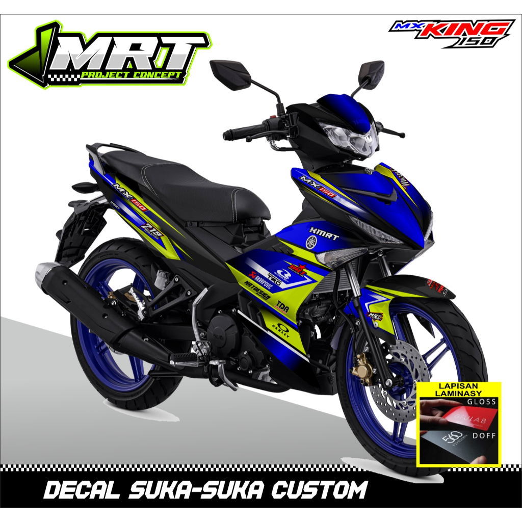 MX King Sticker, COD Decal sticker motor MX KING 150 Full Body