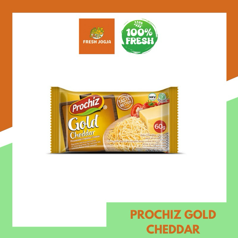 

Keju Prochiz Cheddar Gold 60gr | Fresh Jogja