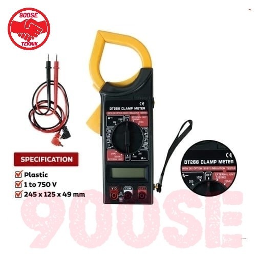 Tang Ampere Digital DT266 / Clamp Meter DT 266 / Amper / Multimeter