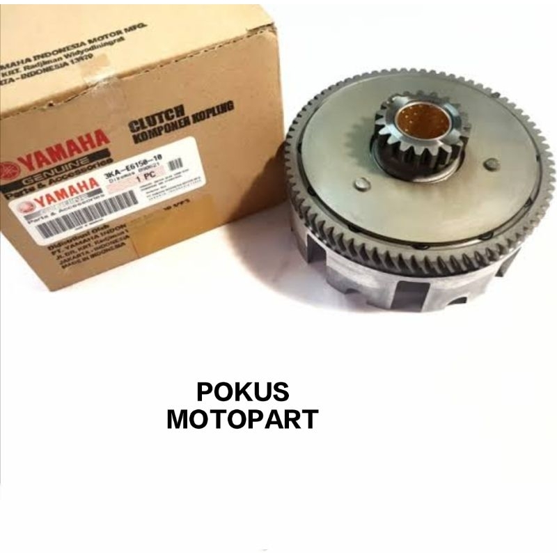 GIGI GENDENG/RUMAH KOPLING ASSY (3KA) RX-KING ORIGINAL YGP