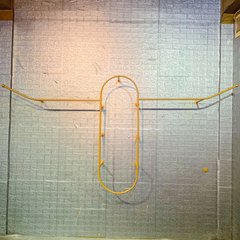 Rak Gantung Besi Dinding 3 Susun Ambalan Serbaguna Murah 155 x 260cm | StandHanger Gantung Rak Tatak