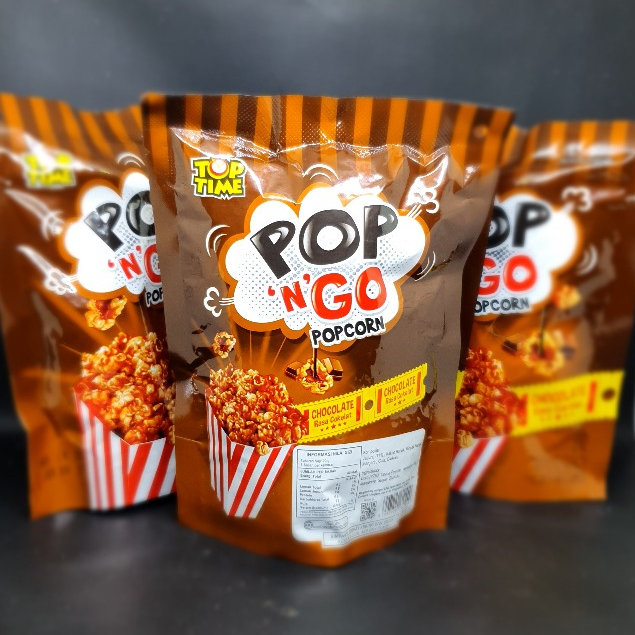 

Jagung Manis Pop Corn Pouch Rasa Coklat Cokelat Chocolate 1 Bal 10 pcs - Poo N Go