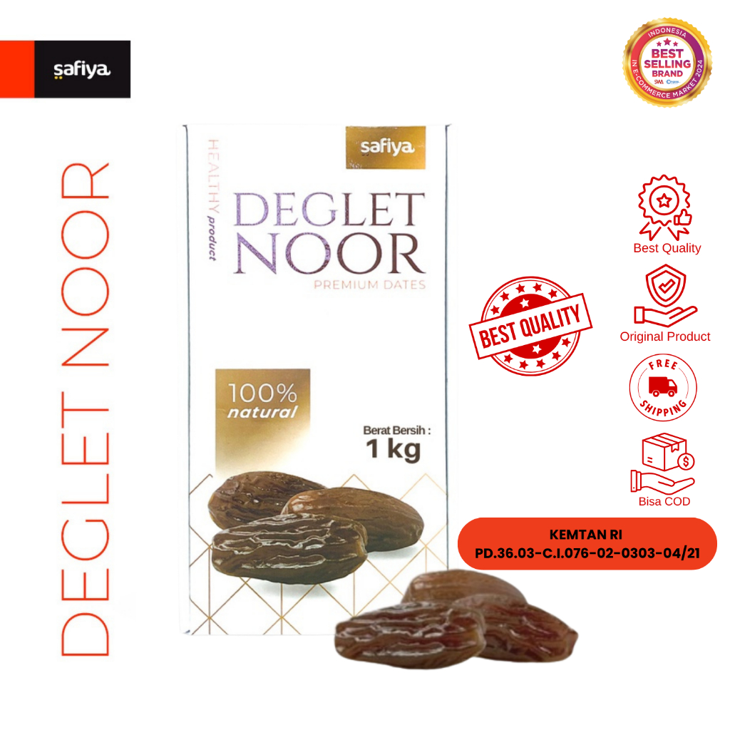 

Safiya Kurma Tunisia Madu 1 Kg Deglet Noor Premium