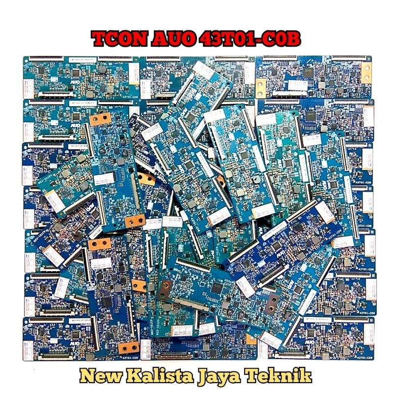 TCON AUO 43T01-C0B TCON TV 43 INCHI 43T01 C0B TICON 43T01 COB TIKON TV 43T01-C0B LOGIC 43T01 C0B MES