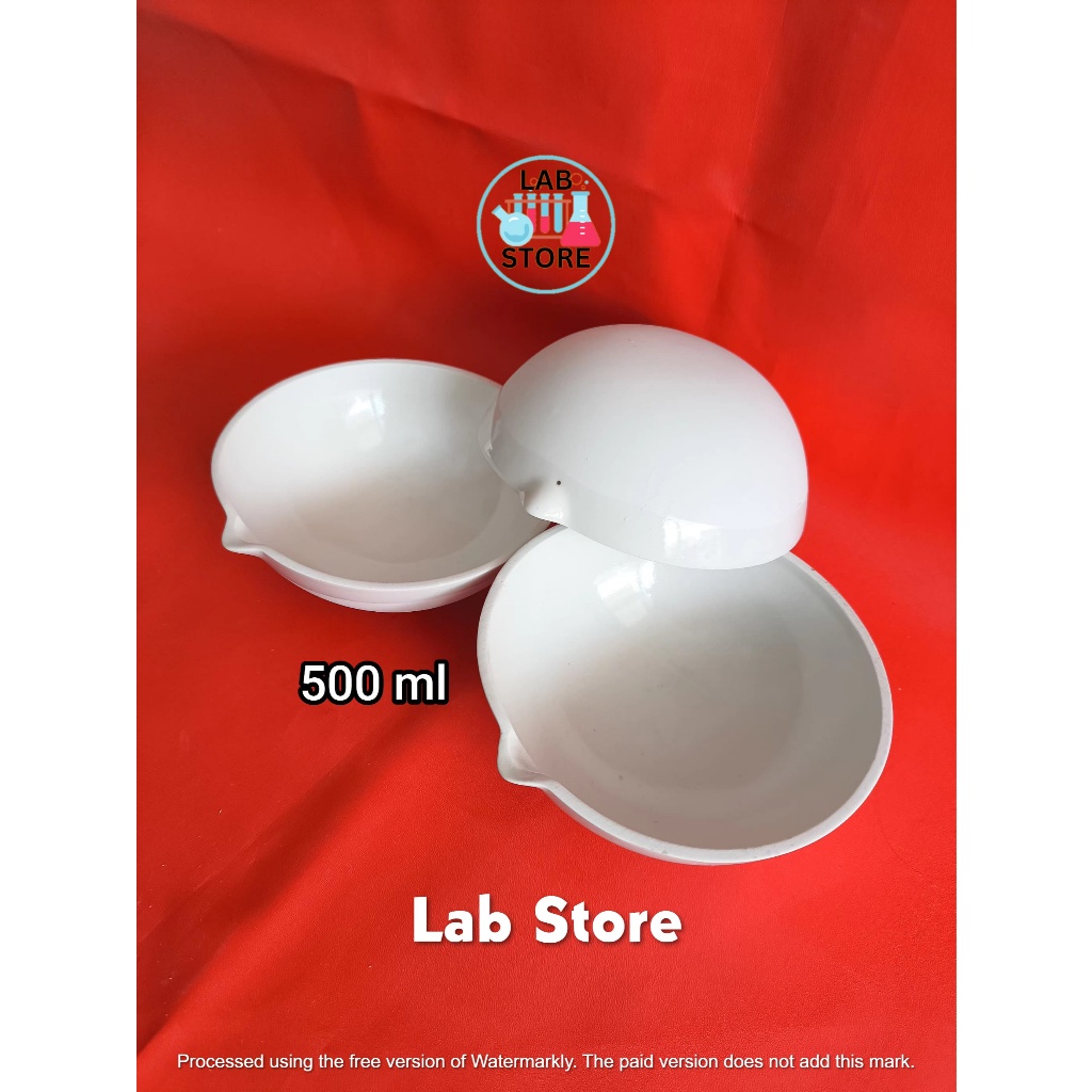 Cawan Uap 500ml / Cawan Penguap 500ml / Cawan Porselen / Cawan Porselin 500ml