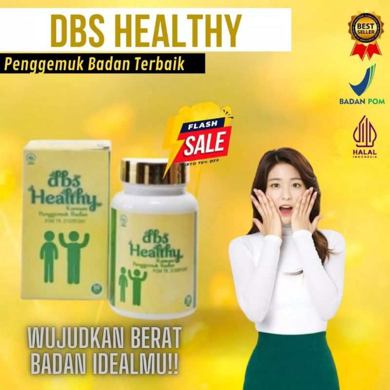 DBS HEALTHY BELI 1 GRATIS 1 || RAMUAN/VITAMIN PENGGEMUK BADAN BPOM ISI 50 KAPSUL