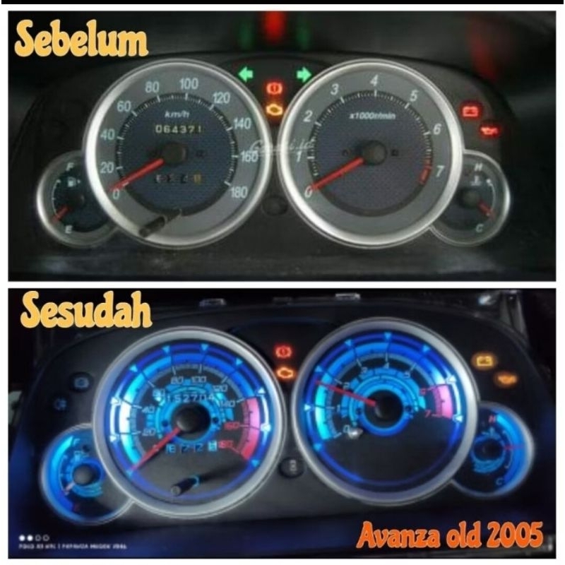 Speedometer/Metercluster Variasi Mobil AVANZA OLD 2005