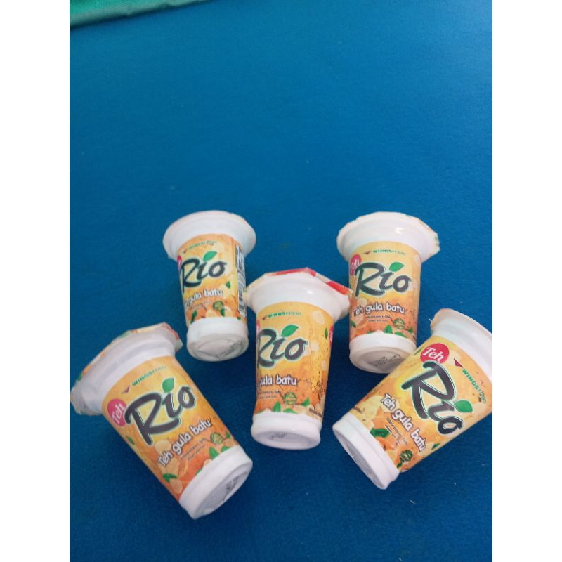 1 pcs cup bekas pakai bersih teh rio & ale ale