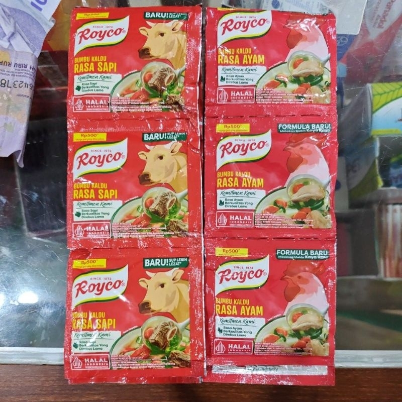 

Royco Renceng isi 12 Pcs - Penyedap rasa Royco Ayam / Sapi