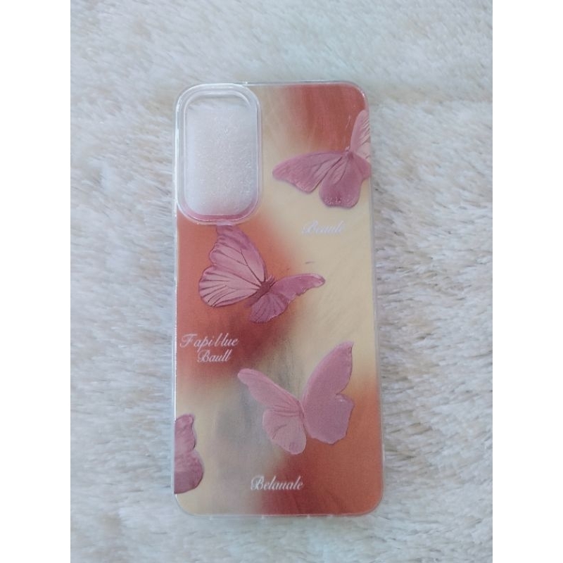 Softcase Samsung A05S Casing Samsung Case Samsung Case Samsung lucu Case motif kupu kupu Samsung Sil