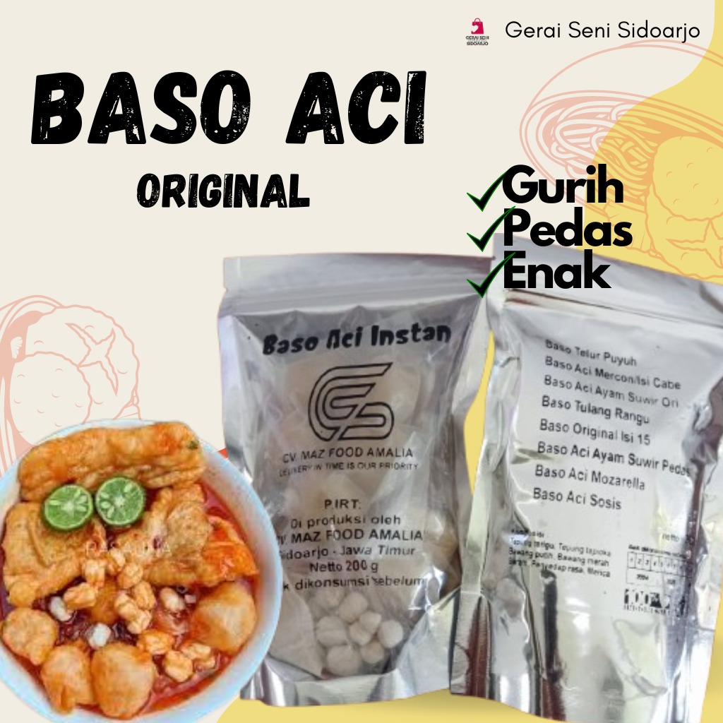 

MAZFOOD -Baso Aci Instan Original BC-PLS-006