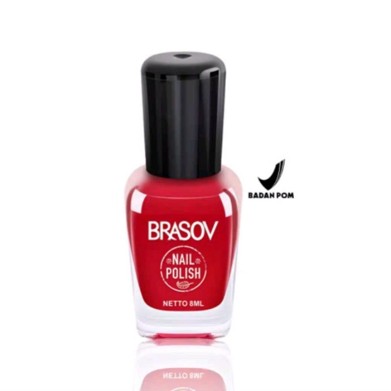 Brasov Kutek Merah 37 8ml Kutek Brasov Merah Kode 37 JUAL PER BOX ATAU BIJIAN KUTEK BRASOV MERAH ISI