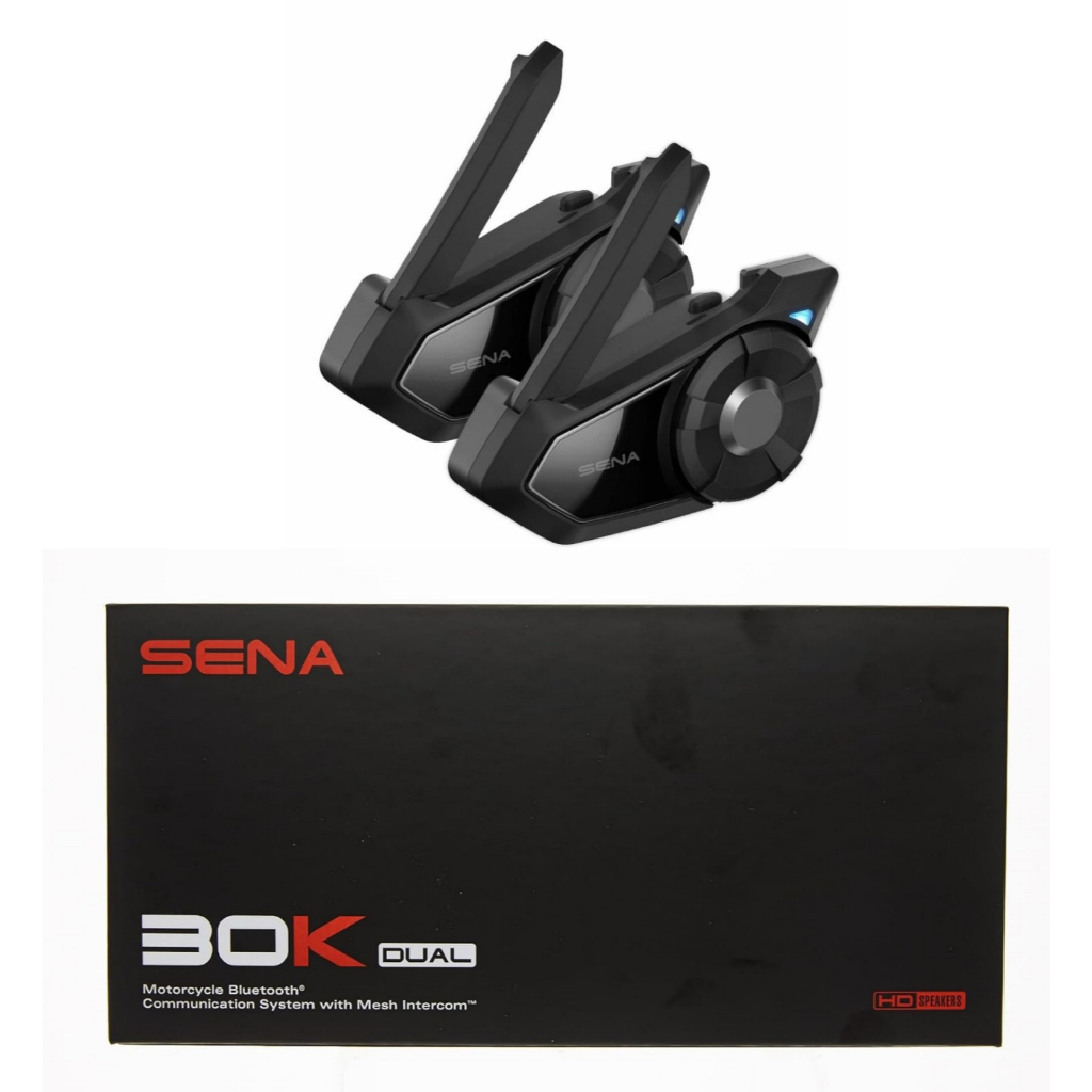 Sena 30K Intercom Bluetooth Mesh Communication System Interkom Helm HD Speaker