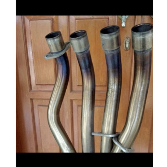 KNALPOT FULL SYSTEM R9 ZX25R ZETA BEKAS ( HEADER + SILINCER )