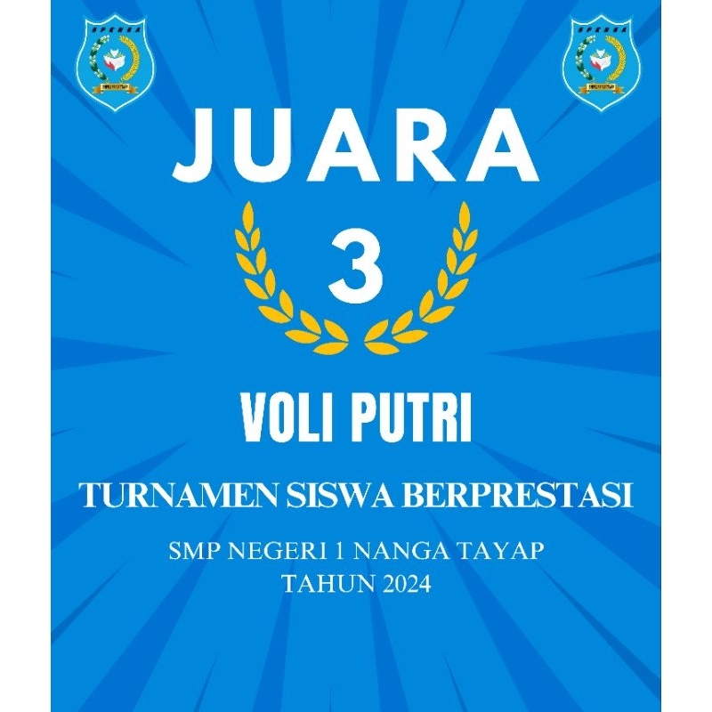 

label stiker dan logo piala