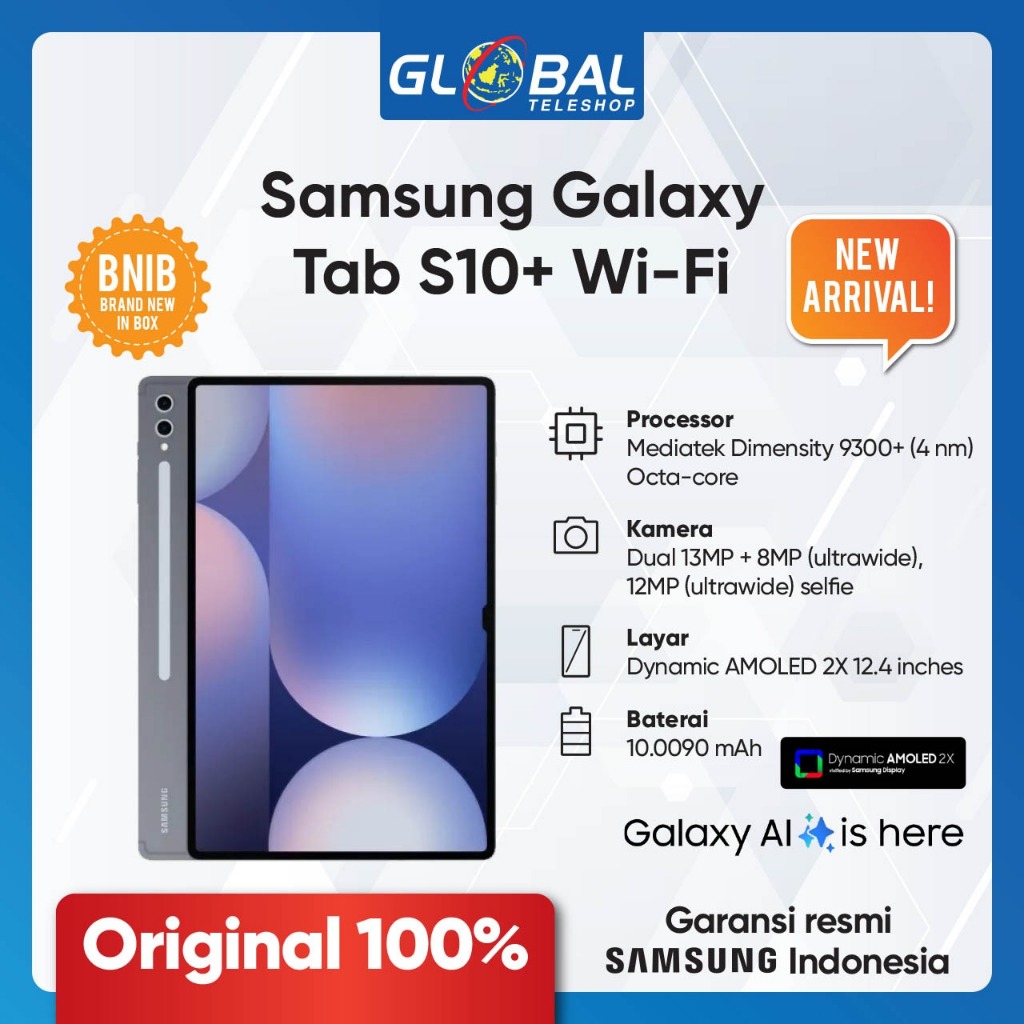 Samsung Galaxy Tab S10 - Garansi Resmi Samsung Indonesia
