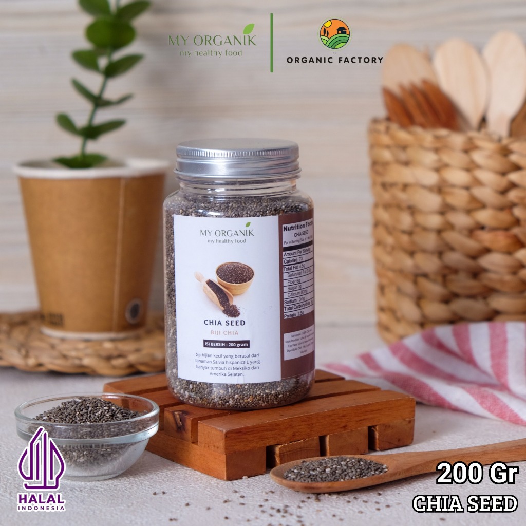 

My Organik Chia Seed Organic Black Biji Chia Hitam Organik Premium Quality Original 100% Murni