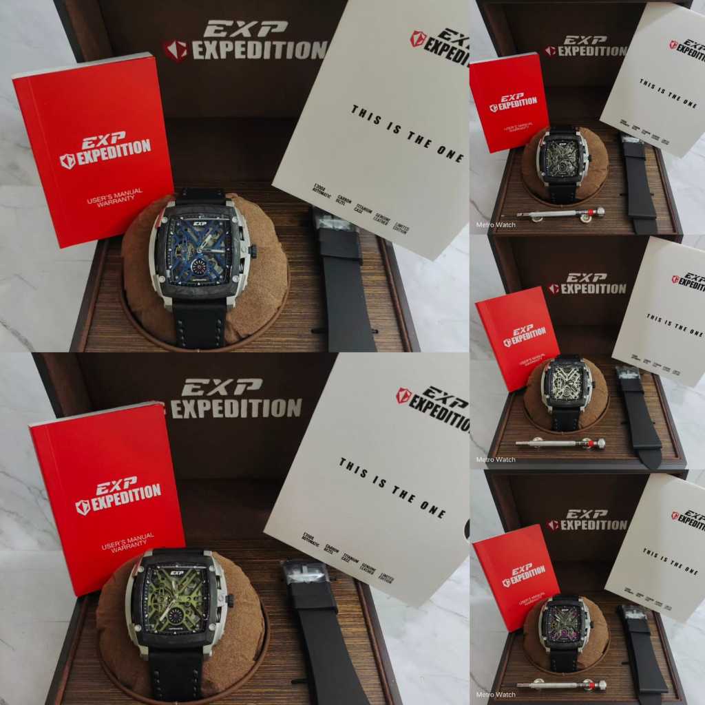 Jam Pria Expedition E3008 E 3008 E3008MA Automatic Limited Edition Original Garansi