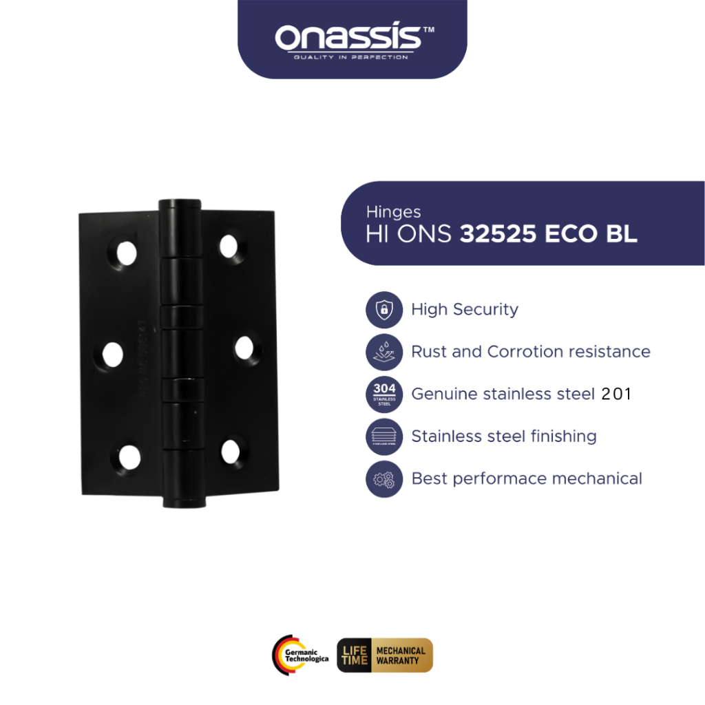 ENGSEL PINTU ONASSIS 325-2BB ECONIC BLACK
