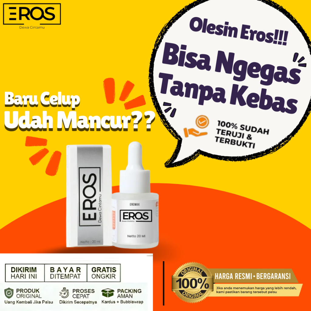 Eros Eremax Original 20ml Penambah Stamina Pria Perkasa
