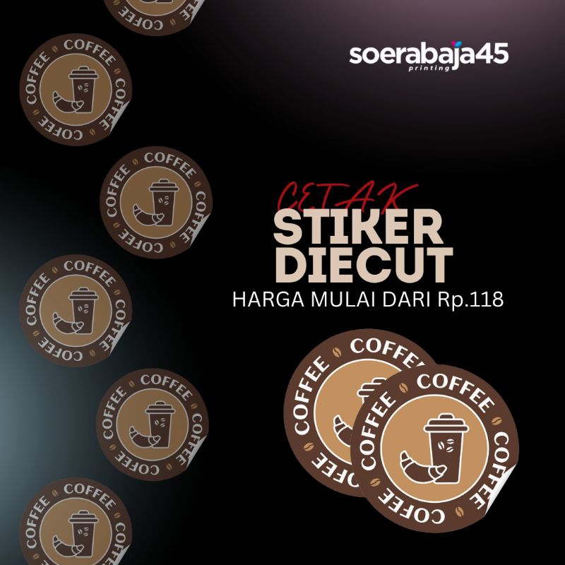 

CETAK STIKER DIECUT BAHAN BONTAQ MURAH | Stiker Label Makanan | Label Brand | DLL