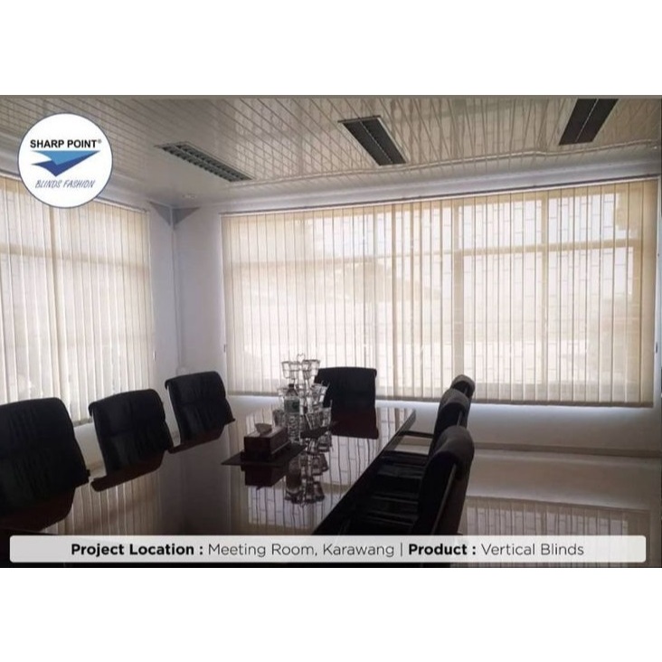 TIRAI VERTICAL BLIND DIMOUT / TIRAI RUMAH DAN KANTOR MINIMALIS