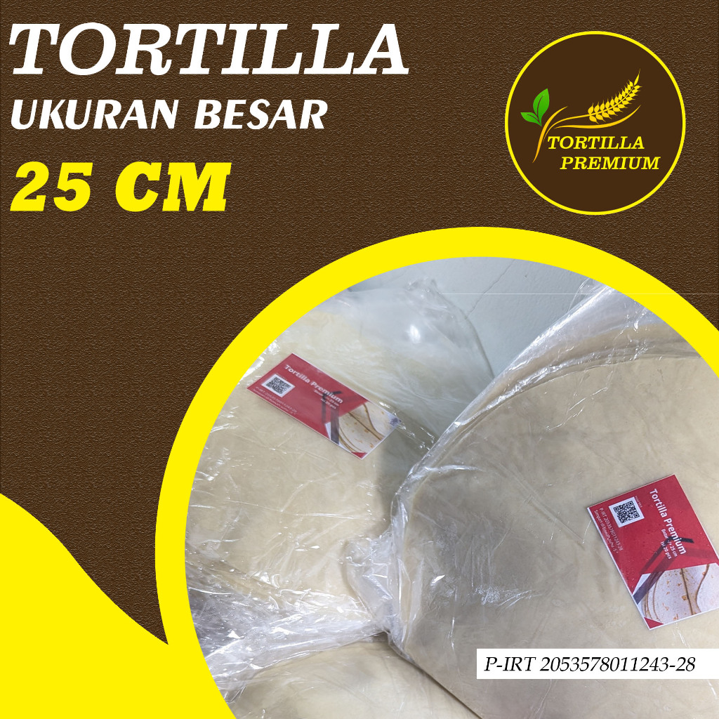 

TORTILLA PREMIUM BESAR kulit kebab tortilla