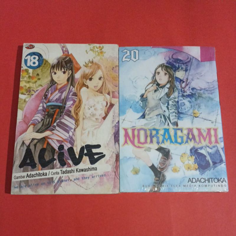Komik adachitoka: noragami /alive  (set/cabutan)