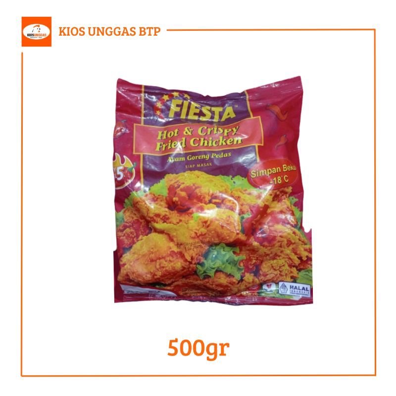 

Fiesta Hot&Crispy Fried Chicken 500gr