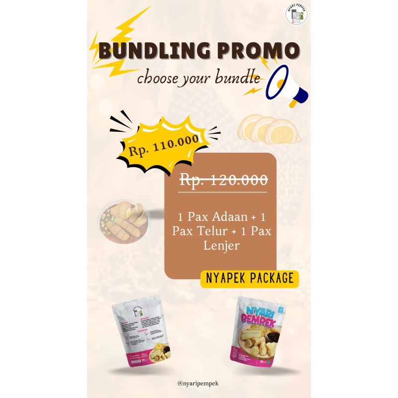 

Pempek Ikan Asli Palembang Promo Bundling