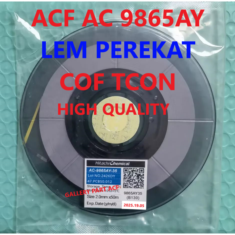 

50CM Lem ACF Tcon ACF AC 9865AY 35 HIGH QUALITY lem kusus ke jalur papan tcon