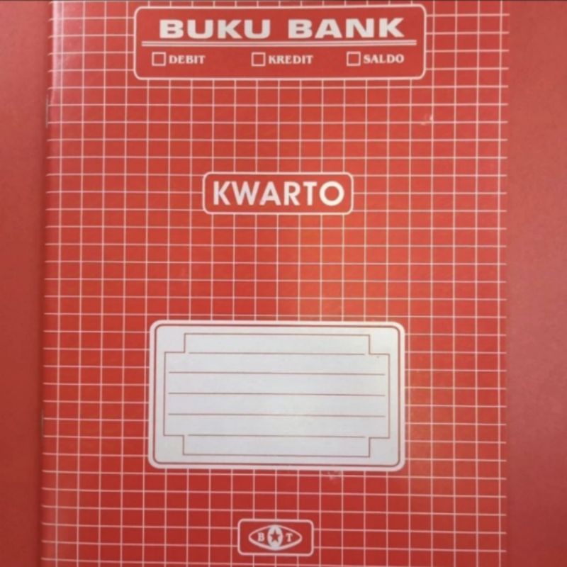 

Buku Bank Kwarto 21*15,5 cm 42 lembar( 2 pcs)