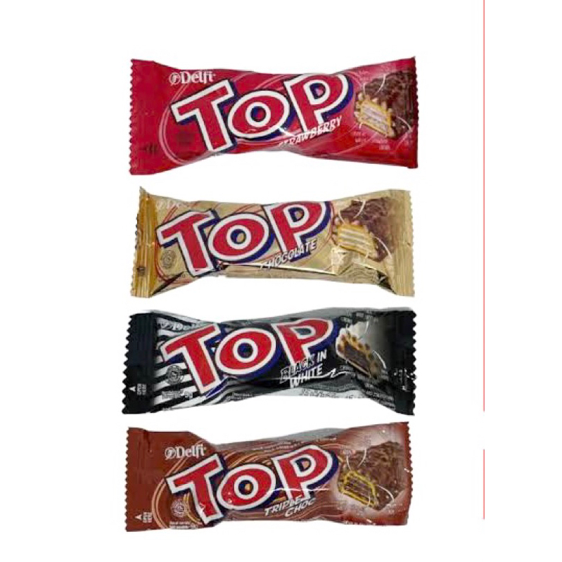 

delfi top wafer 9g - top wafer cokelat