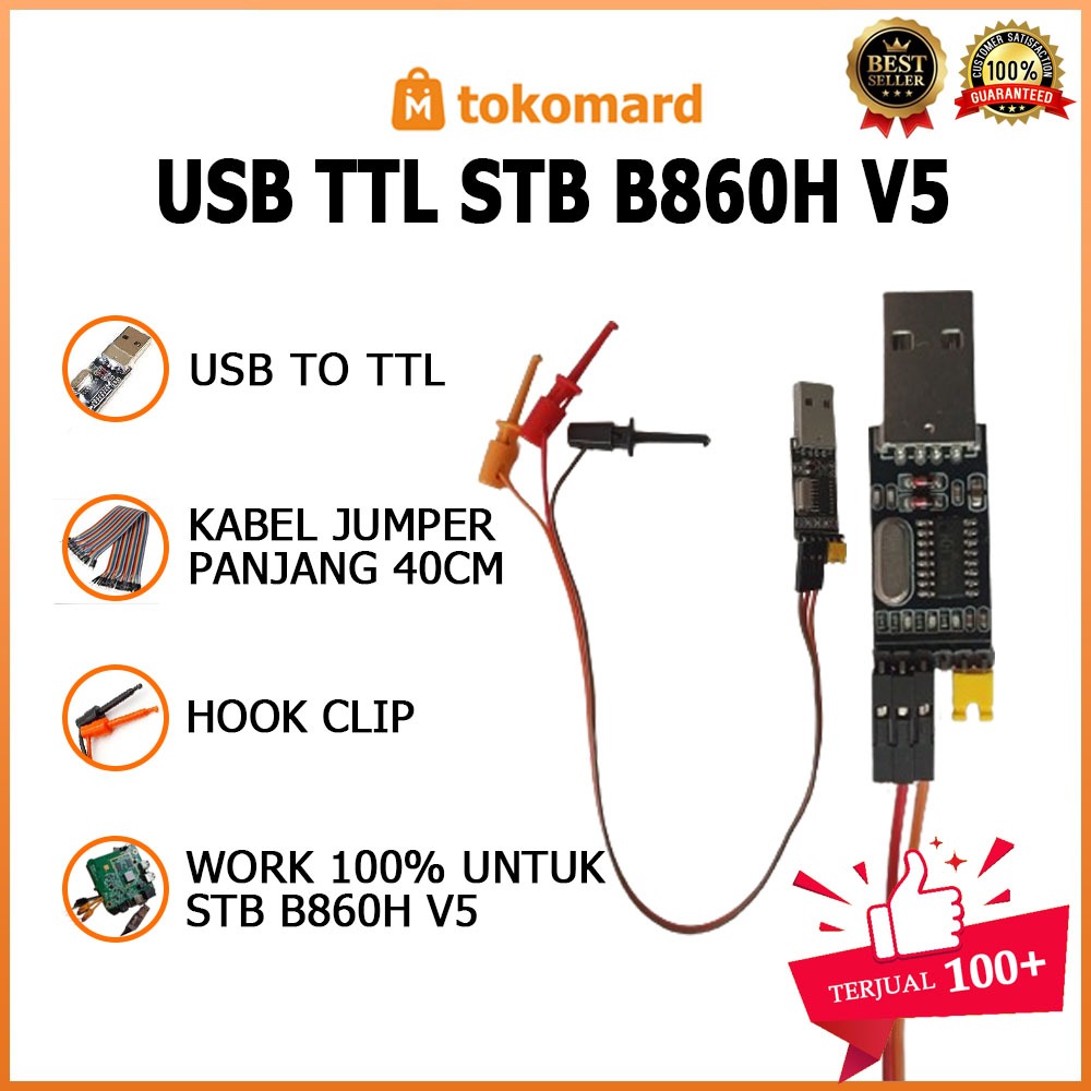 USB TTL Khusus STB B860H V5 / Alat Khusus Flash STB Paket Lengkap Siap Pakai, USB TTL Firmware B3jat