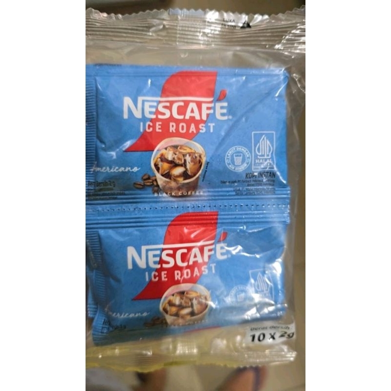 

Nescafe ice roast renteng isi 10