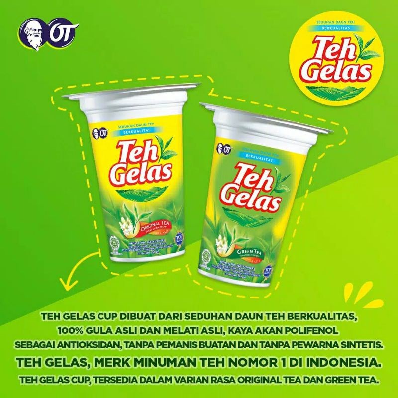 

TEH GELAS CUP 175ML -- 1 DUS ISI 24