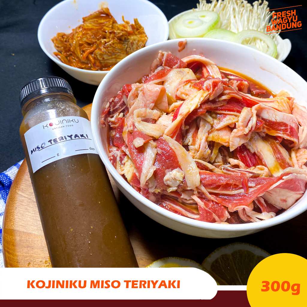 

KOJINIKU MISO TERIYAKI SAUCE Saus Marinasi Teriyaki Premium Halal